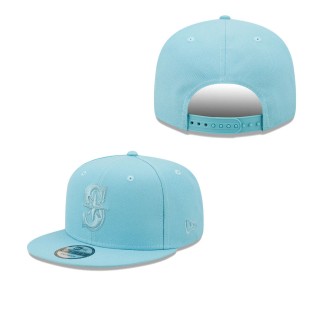 Men's Seattle Mariners Light Blue Color Pack Tonal 9FIFTY Snapback Hat