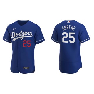 Men's Dodgers Shane Greene Royal Authentic Alternate Jersey