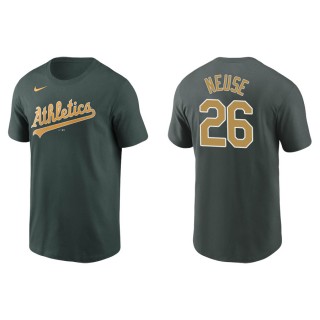 Men's Athletics Sheldon Neuse Green Nike T-Shirt