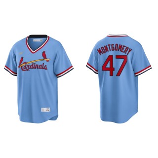 Jordan Montgomery Light Blue Cooperstown Collection Road Jersey