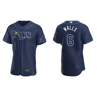 Taylor Walls Navy Authentic Alternate Jersey