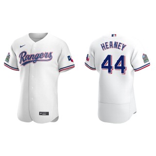Andrew Heaney White Authentic Home Jersey
