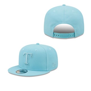 Men's Texas Rangers Light Blue Color Pack Tonal 9FIFTY Snapback Hat