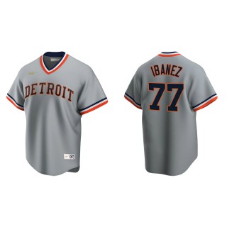 Andy Ibanez Gray Cooperstown Collection Road Jersey