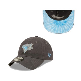Men's Toronto Blue Jays Graphite 2022 Father's Day 9TWENTY Adjustable Hat
