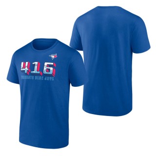Men's Toronto Blue Jays Royal In the 416 T-Shirt
