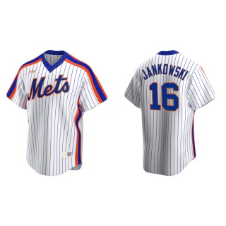 Men's Mets Travis Jankowski White Cooperstown Collection Home Jersey