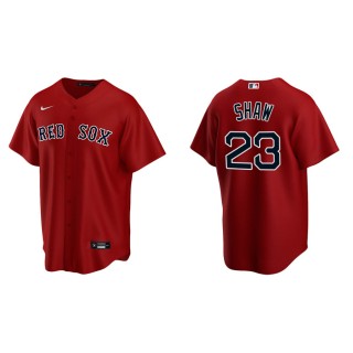 Men's Red Sox Travis Shaw Red Replica Alternate Jersey