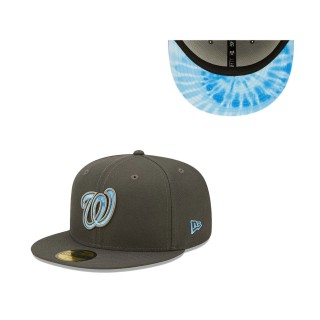 Men's Washington Nationals Graphite 2022 Father's Day On-Field 59FIFTY Fitted Hat