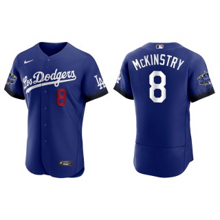 Men's Dodgers Zach McKinstry Royal 2022 MLB All-Star City Connect Jersey