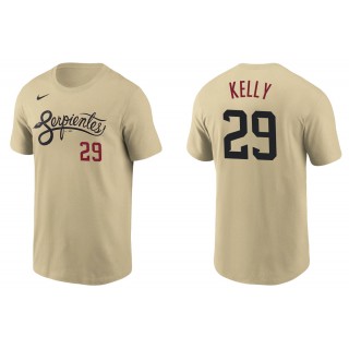 Men's Arizona Diamondbacks Merrill Kelly Gold City Connect T-Shirt