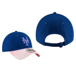 New York Mets Royal Pink 2019 Mother's Day 9TWENTY Adjustable Team Glisten Hat