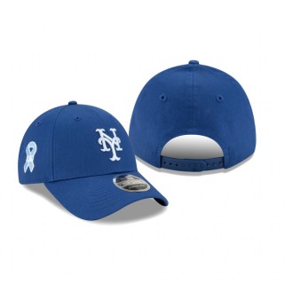 New York Mets Royal 2021 Father's Day 9FORTY Adjustable Hat