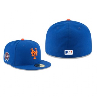 Mets Royal 9/11 Remembrance Sidepatch 59FIFTY Fitted Hat