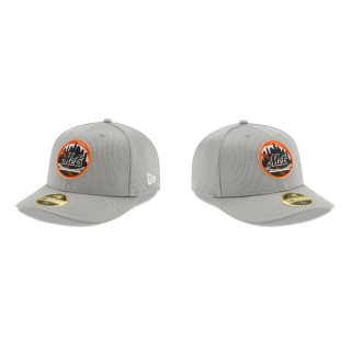 Mets Clubhouse Gray Low Profile 59FIFTY Fitted Hat
