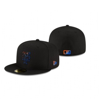 Mets Color Dim Black 59FIFTY Fitted Cap