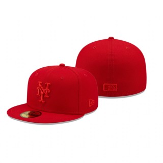 New York Mets Scarlet Color Pack 59FIFTY Fitted Hat
