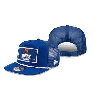 New York Mets Royal Golfer 9FIFTY Trucker Snapback Hat