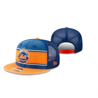 New York Mets Royal Heritage Band Trucker 9FIFTY Hat