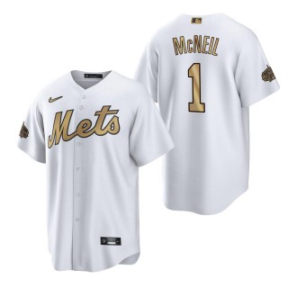 Men's Jeff McNeil New York Mets National League White 2022 MLB All-Star Game Replica Jersey