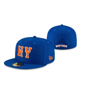 Mets Ligature Royal 59FIFTY Cap