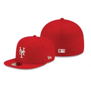 Mets Red Logo Hat