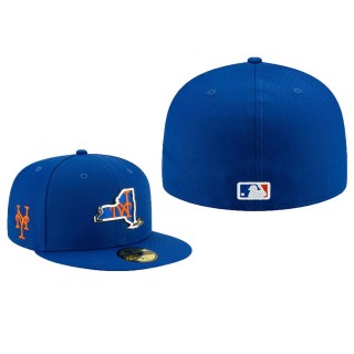 Mets Royal Metal & Thread State 59FIFTY Fitted Hat