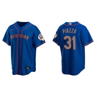 Men's Mets Mike Piazza Royal 60th Anniversary Replica Jersey