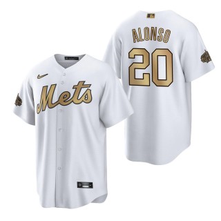 Men's Pete Alonso New York Mets National League White 2022 MLB All-Star Game Replica Jersey