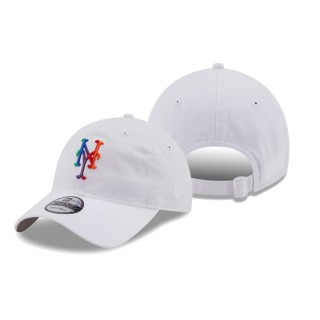 New York Mets White Pride Core Classic 9TWENTY Hat