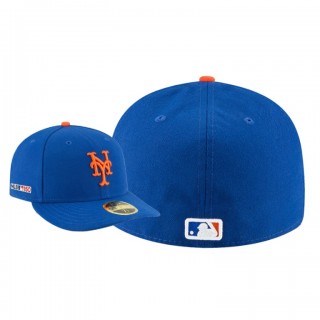Men's New York Mets Royal MLB 150th Anniversary Patch Low Profile 59FIFTY Fitted Hat