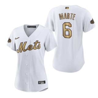 Women's Starling Marte New York Mets National League White 2022 MLB All-Star Game Replica Jersey