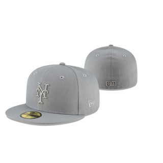 Mets Gray Storm Tonal 59FIFTY Fitted Hat