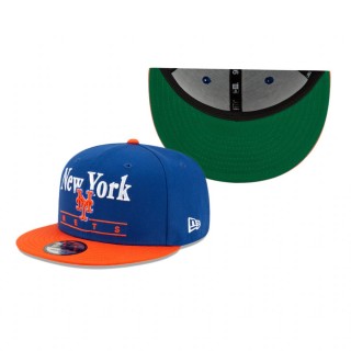 New York Mets Royal Two Tone Retro 9FIFTY Snapback Hat