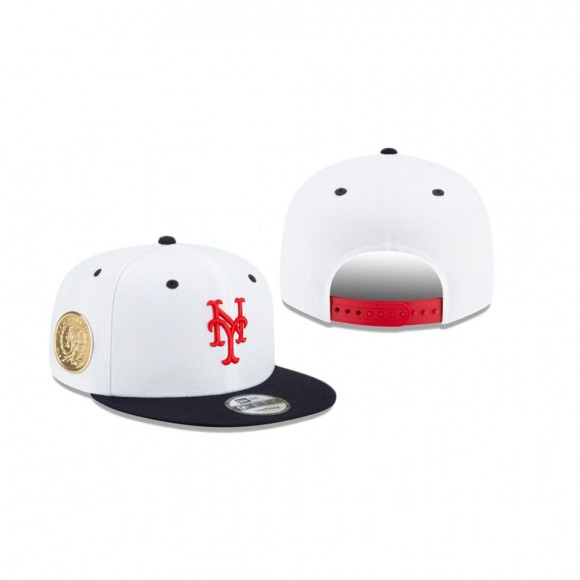Mets Americana 9FIFTY Snapback White Hat