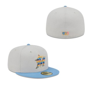 Miami Marlins Beach Front Fitted Hat