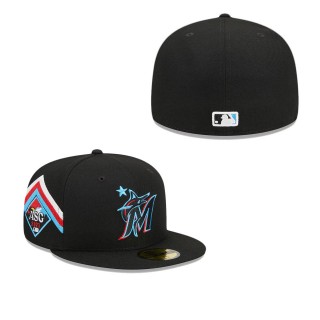 Miami Marlins Black MLB All-Star Game Workout Fitted Hat