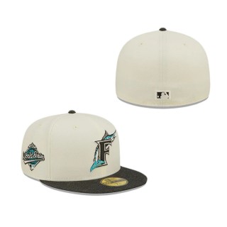 Miami Marlins Black Denim 59FIFTY Fitted Hat