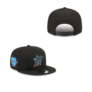 Miami Marlins Black 2023 MLB Father's Day 9FIFTY Snapback Hat