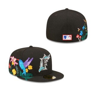 Miami Marlins Blooming 59FIFTY Fitted Hat