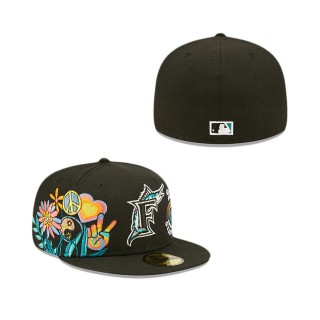Miami Marlins Groovy 59FIFTY Fitted Hat
