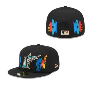 Miami Marlins Southwestern 59FIFTY Fitted Hat