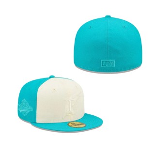 Miami Marlins Teal Tonal Two Tone 59FIFTY Fitted Hat
