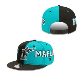 Miami Marlins Team Split 9FIFTY Snapback Hat