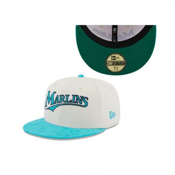 Miami Marlins Vintage Corduroy 59FIFTY Fitted Hat
