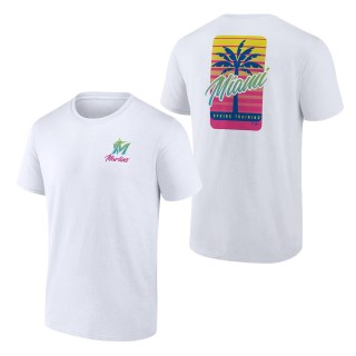 Miami Marlins White Spring Break T-Shirt