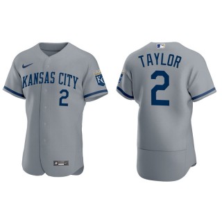 Michael A. Taylor Kansas City Royals Gray 2022 Authentic Jersey