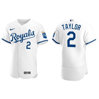 Michael A. Taylor Kansas City Royals White Home 2022 Authentic Jersey