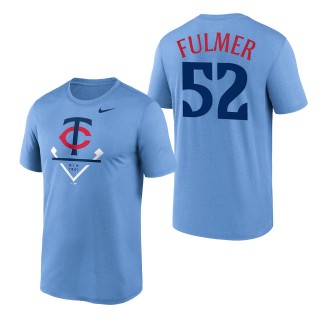 Michael Fulmer Minnesota Twins Light Blue 2023 Diamond Icon Legend Performance T-Shirt