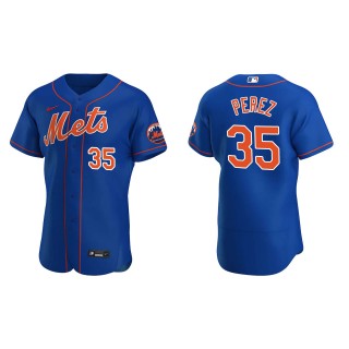 Men's New York Mets Michael Perez Royal Authentic Alternate Jersey
